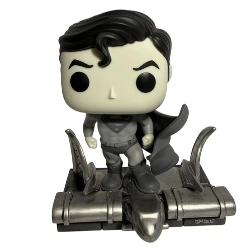 Funko Pop Superman #278 Grayscale Jim Lee Collection DC Comics Deluxe