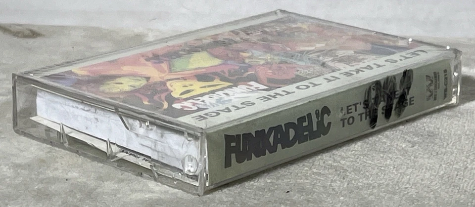 НОВАЯ ЗАПЕЧАТАННАЯ кассета Funkadelic Let's Take It To The Stage в западном переплете - Изображение 3 из 4