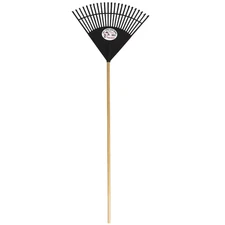 Cavex Series 22.5 In. Black Poly Leaf Rake
