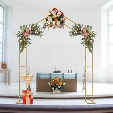 7.87ft H Carbon Steel Arches Ceremony A-Shape Wedding Arches Arch Wedding Stands