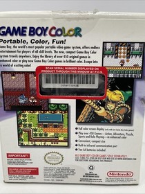 Game Boy Color NEW 1999 Nintendo Atomic Purple Authentic Collector Quality CIB