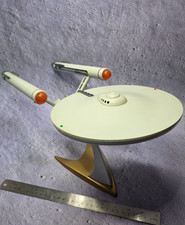 1995 Playmates Star Trek USS Enterprise NCC-1701 Lights Sounds WORKS