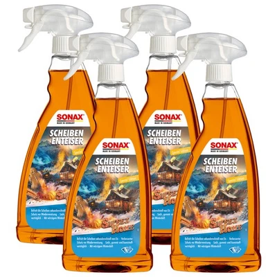 4x SONAX Scheibenenteiser Sweet Home Special Edition 1 L Liter Frostschutz Spray - Bild 1 von 3