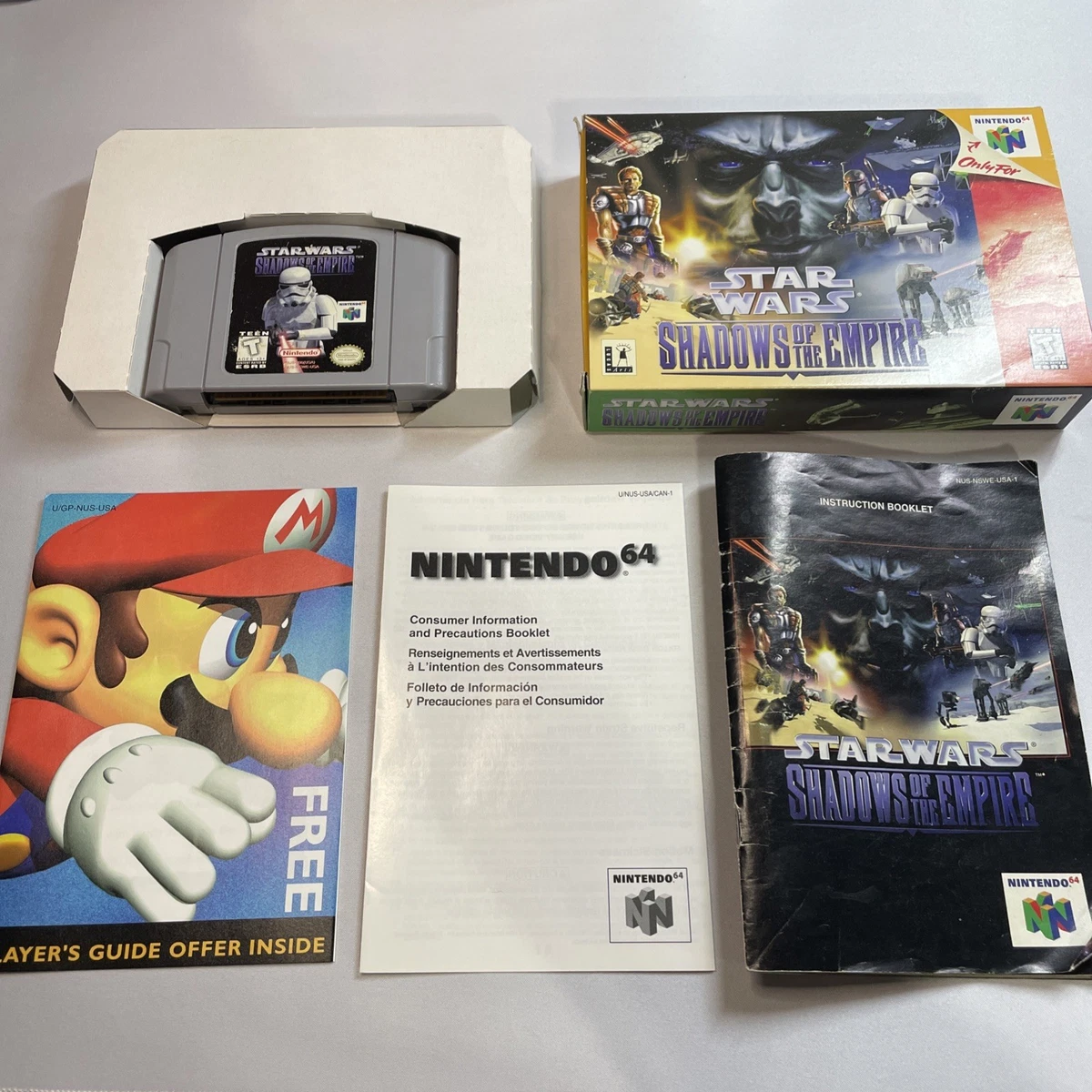 Nintendo 64 Star Wars: Shadows of the Empire Video Games for sale