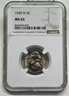 1949-D Jefferson Nickel 5c NGC MS65 BU Brilliant Uncirculated US Coin