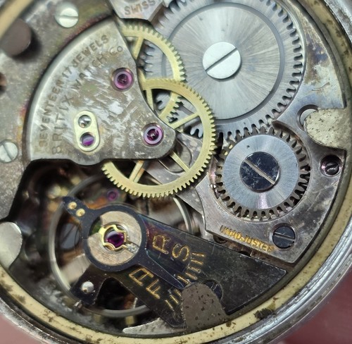 Reloj de Colección BRITIX Militar para Hombre 17 Joyas SUIZO RARO Incabloc Antimagnético - Imagen 6 de 6