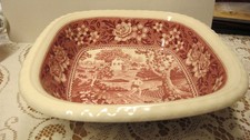 VILLEROY & BOCH, "Rusticana rot", quadratische Schüssel, 20,5 cm x 20,5 cm