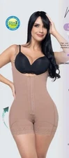 Colombian Fajitex Beige Firm Compression Shape Wear Extra Short High Back 