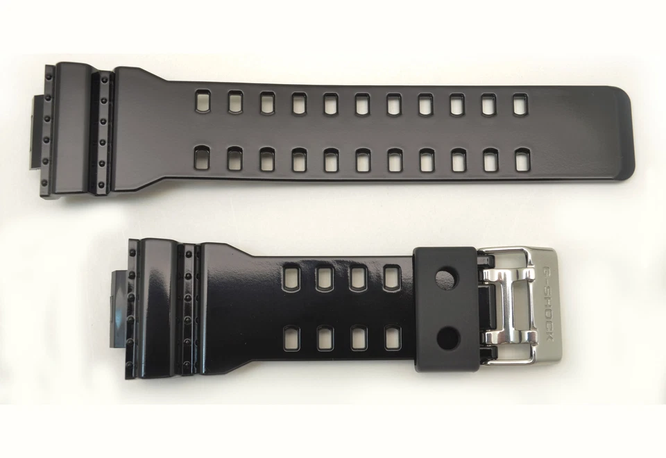 Juego de correa y bisel de reloj Casio G-Shock Protection GA-110HC-1A GA110HC negro brillante Foto 3 de 4