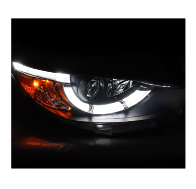 For 13 14 15 16 Mazda CX-5 LED Tube Projector Black Headlights