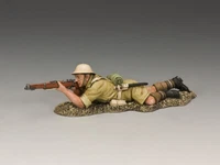 KING & COUNTRY EIGHTH ARMY EA082 BRITISH PRONE FIRING