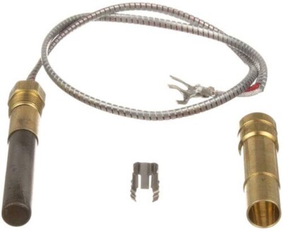 TP01 2 BLEI GAS THERMOELEMENT THERMOPILE 900mm ROBERTSHAW R-21436 ZWEIDRAHT SENSOR