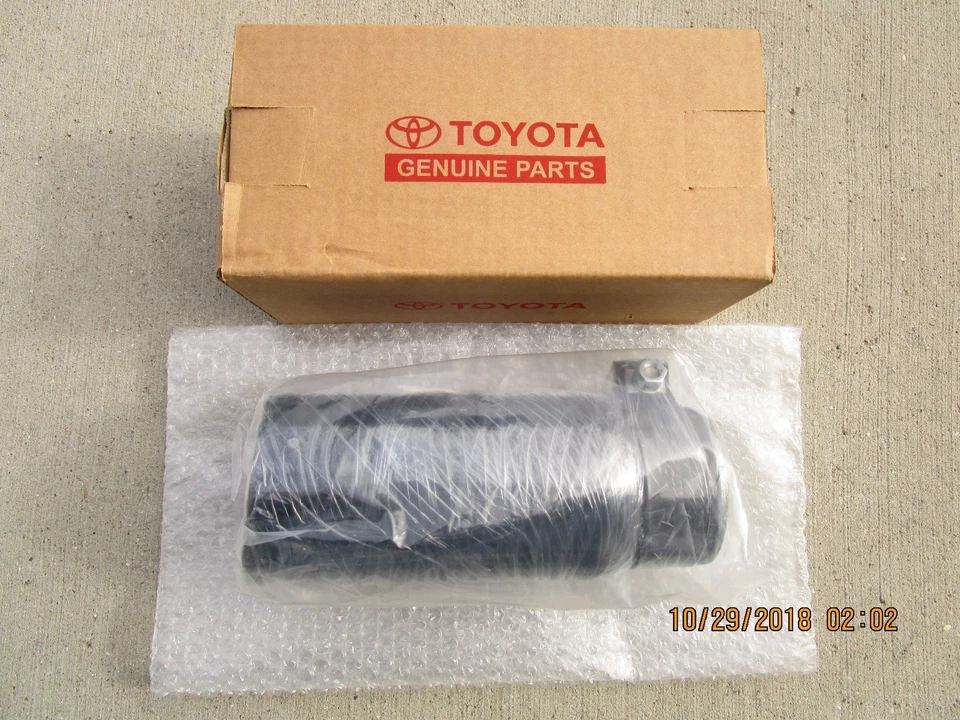 14-21 TOYOTA TUNDRA PULIDO NEGRO CROMO ACERO PUNTA ESCAPE LOGO CORTE ANGULAR NUEVO Foto 3 de 4