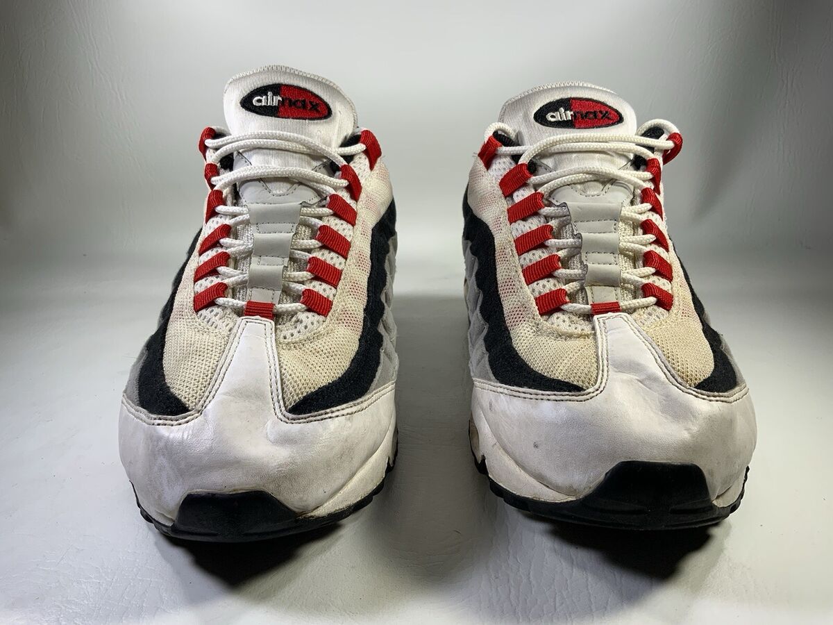 Nike Air Max 95 Comet Red White Grey Black Mens Size 11 Nike Air Max 95 Comet Red White Grey Black Mens Size 11