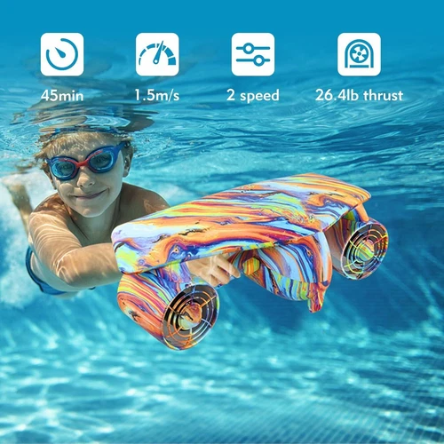 600W Underwater Scooter Waterproof Electric Sea Scooter Dual Speed Camera Mount - Picture 4 of 13