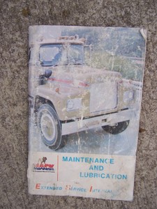 1974 Mack Truck Maintenance Lubrication Manual ESI Diesel Engine