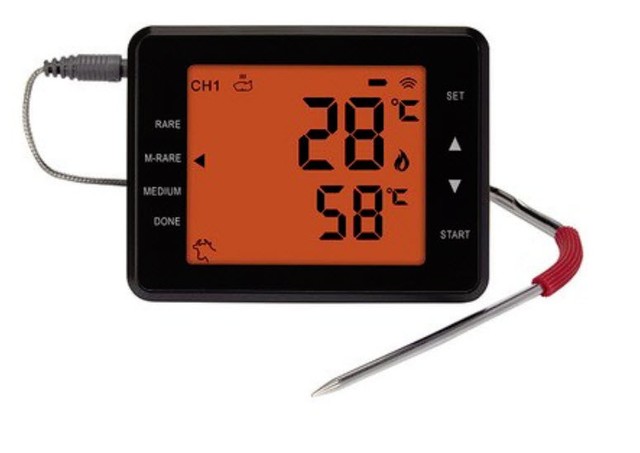 Gadgetree Bluetooth BBQ Thermometer Sync iPhone Android Smartphones | eBay