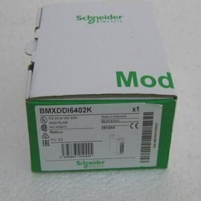 New In Box BMXDDI6402K Schneider Modicon PLC Input Module BMX-DDI-6402K