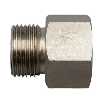 HIGH TECH DIVING Gewindeadapter Druckluft G 5/8" Innengewinde - Stickstoff W24 Aussengewinde