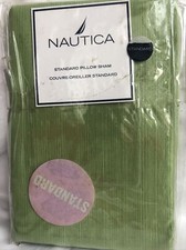New Green Nautica Sham Standard Size