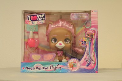 Mega Vip Haustier Puppe Nyla mit 30 Accessoires und 40cm Haar Neu Rechnung MwSt