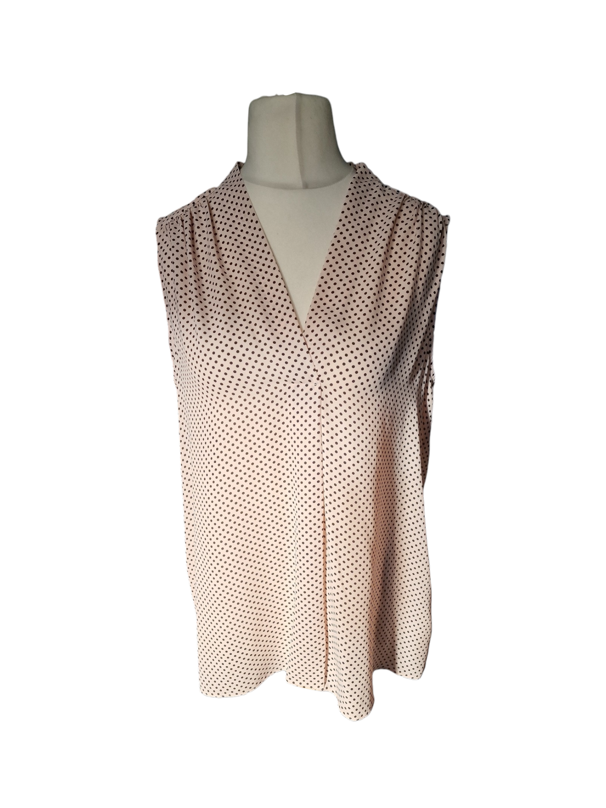 The Collection Debenhams pink polka dot vest top size 16 eBay