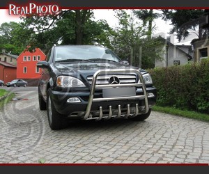 Mercedes Ml W163 Fl 02 05 High Bull Bar Nudge Bar A Bar Stainless Steel Ebay