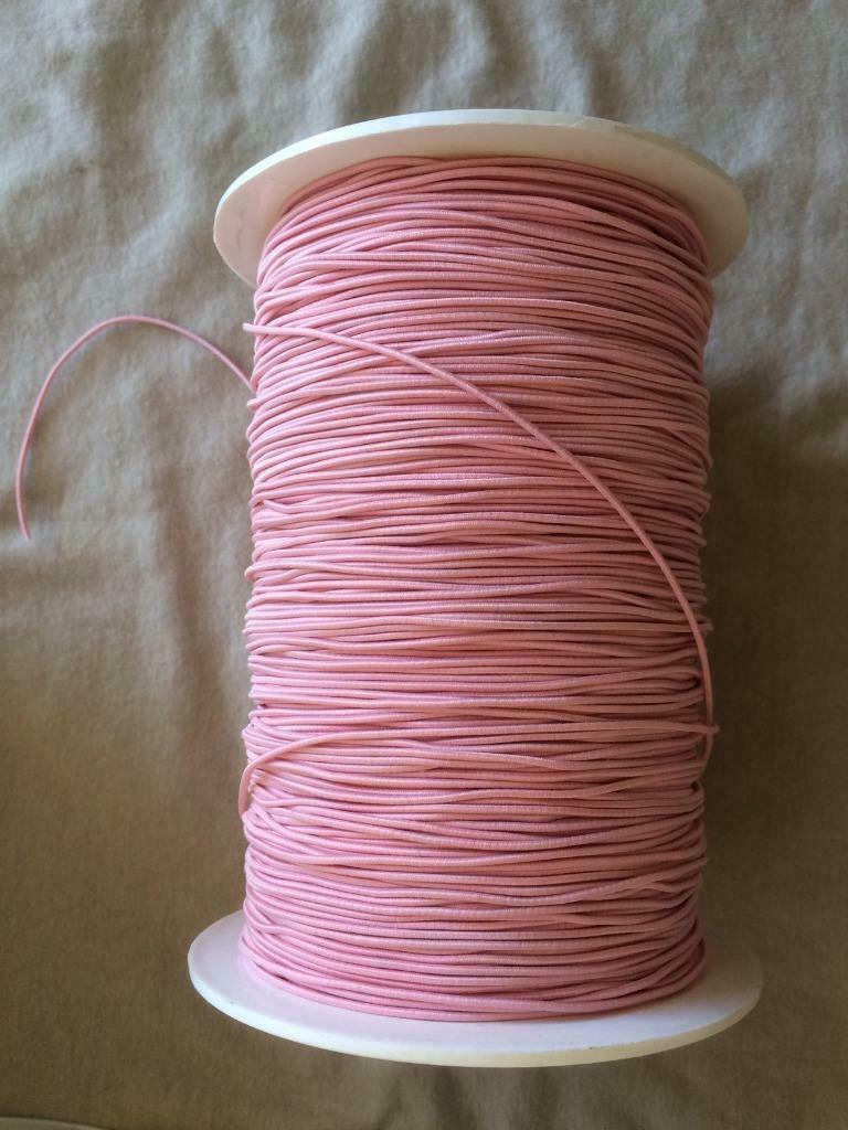 TEN METRES ROUND CORD ELASTIC 1mm hat beading bungee cord craft