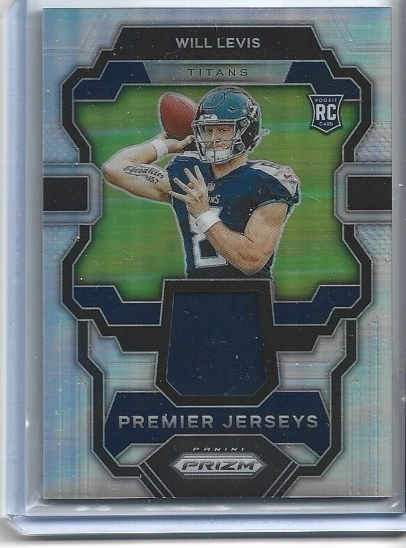2023 PRIZM PREMIER JERSEYS SILVER WILL LEVIS #PJ-WL RC