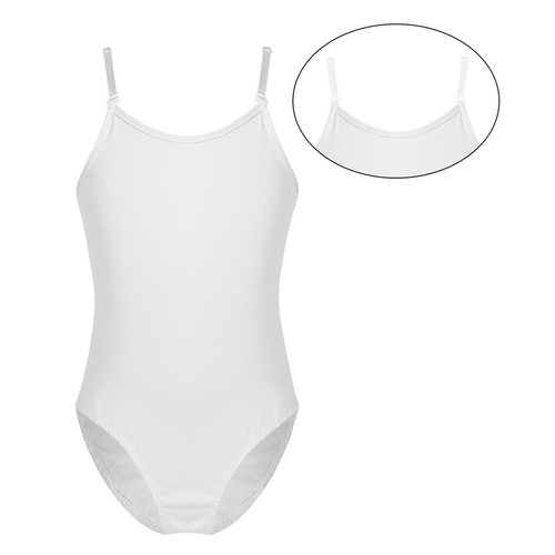 Kids Girls Unitards Ballet Bodysuit Ballerina Rompers Competition Leotard Gym - Picture 24 of 36