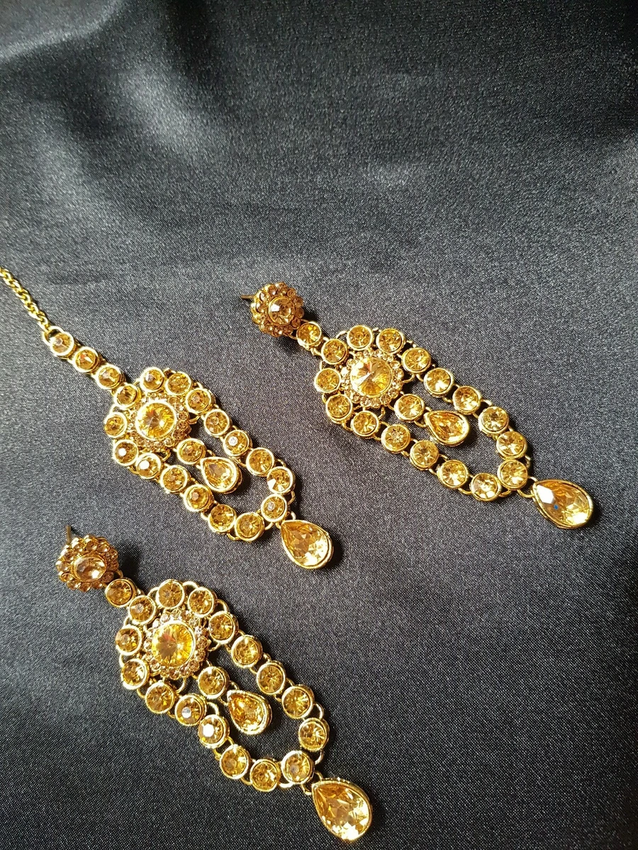 Indian 2024 diamond earrings