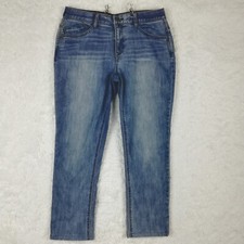 Democracy Womens Jeans Skinny Ankle Blue Denim Medium Wash "Ab"solution 8