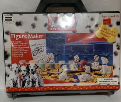 Disney Rose Art 101 Dalmatians Figure Maker Set Factory Sealed Rare