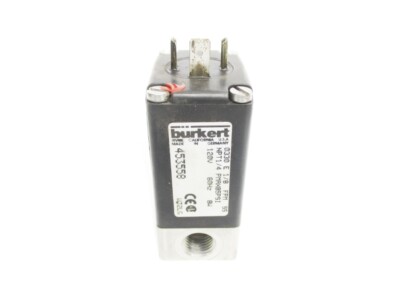 BURKERT 0330-E-1/8-FPM-SS 453558 85PSI 120V NSNP