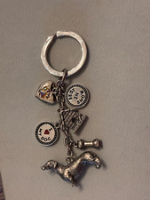 Dachshund Charm Keychain Key Ring