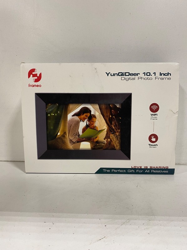 YunQiDeer WiFi Digital Picture Frame with 1280 * 800P IPS Touch Screen 10.1 in.