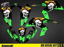 Kit Déco Quad pour / Atv Decal Kit for Kawasaki KFX 450 R - Punk Skull