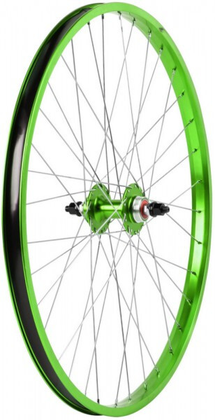 Haro BMX Wheels,Oldschool BMX 26 WHEELSET MASTER SPORT FST GREEN RIMS NEW