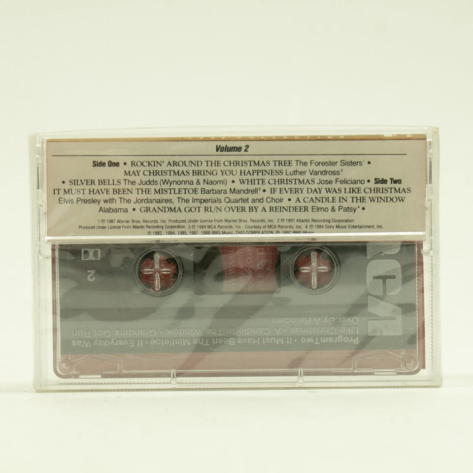 Winston Holiday Music 1992 Collection Volume 2 Music Cassette RCA - Image 3 of 4
