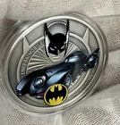 2021 Niue Batman Batmobile Collection 1989  1 oz Silver Colored Antiqued Coin