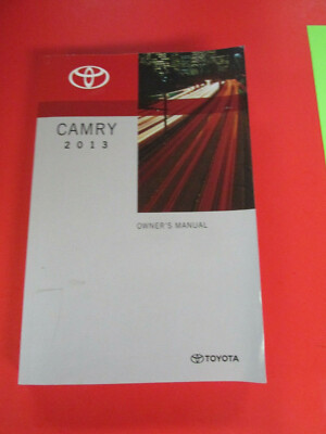 CAMRY, 2013 Toyota Camry Owners Manual eBay