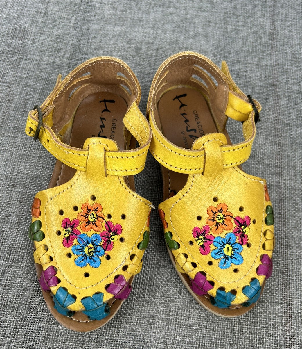 Mexican Baby Shoes Girl Toddler Huaraches Leather Huarache