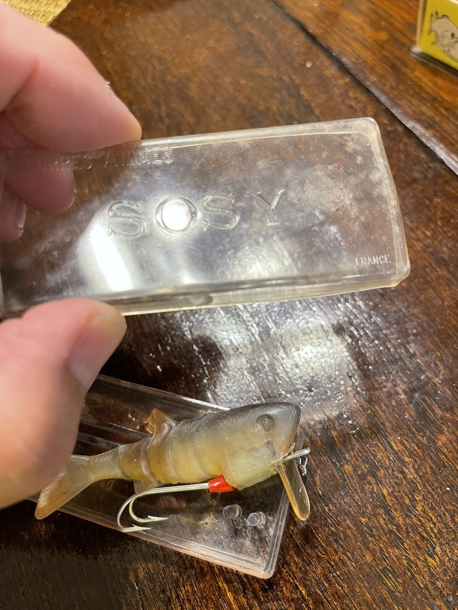 Leurre De Pêche Vintage SOSY - Hareng En Silicone - Crankbait Original
