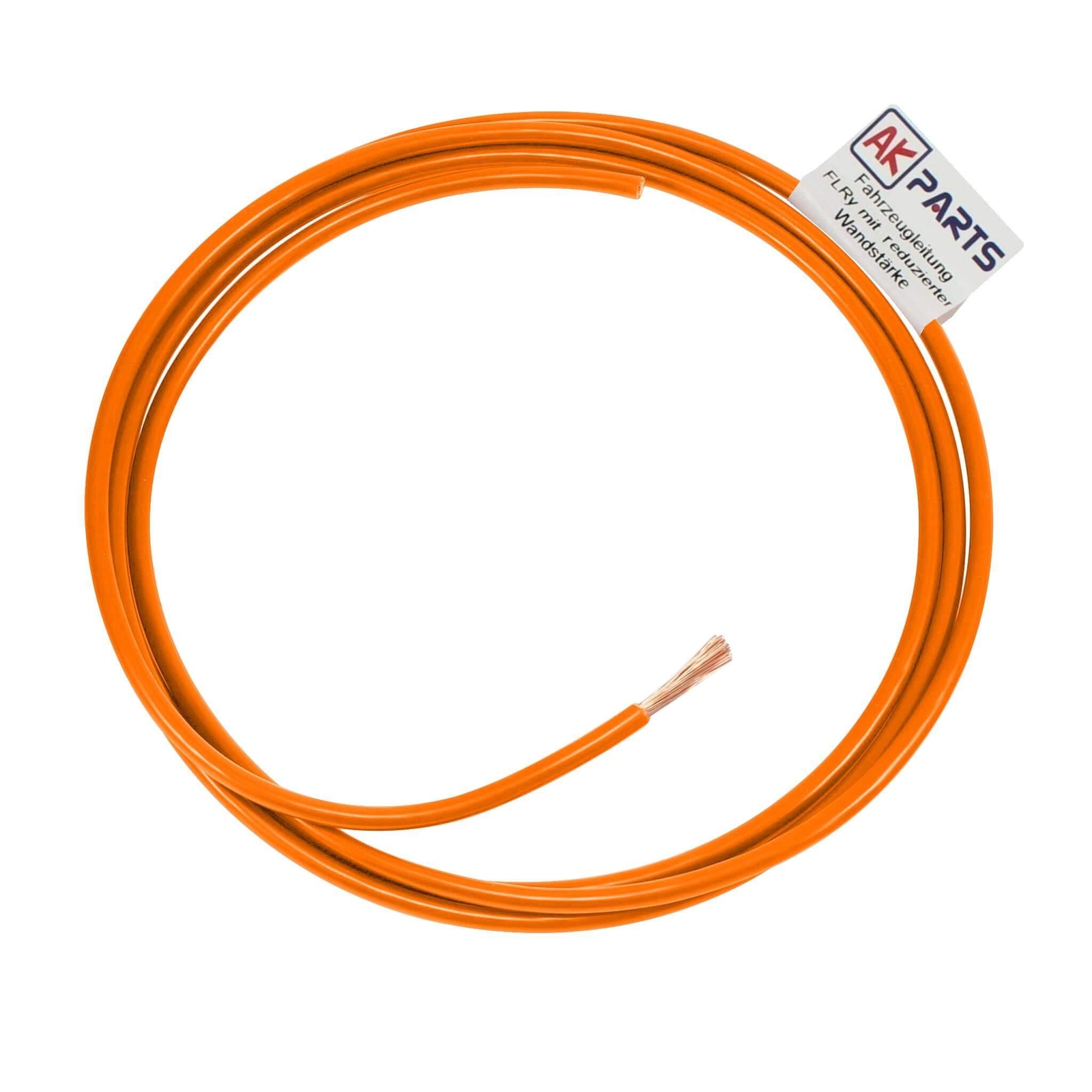 DCSk 6mm² - 5m automobiel kabel FLRY B asymmetrisch - automobiel kabel streng - zwart - 5 m ring