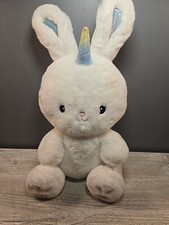 FAO Schwarz Glow Brights BunnyCorn Plush   LED Sound, 15" Stuffed Animal