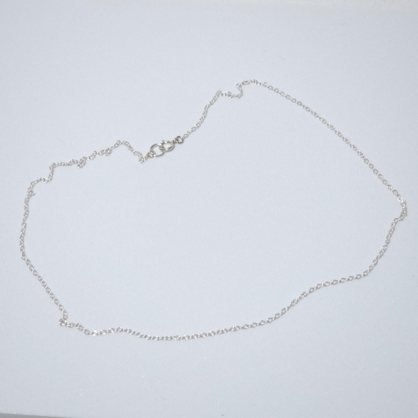 Solid 925 Sterling Silver Classic Round Link 2mm … - image 5