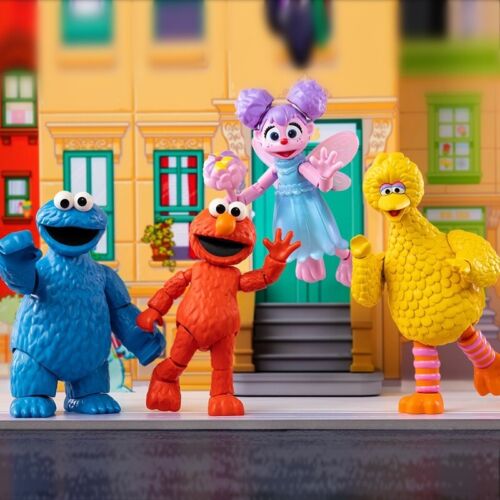 Blokees Sesame Street Model Kits Action Figure Elmo Abby Cookie Monster Big Bird - Picture 25 of 25