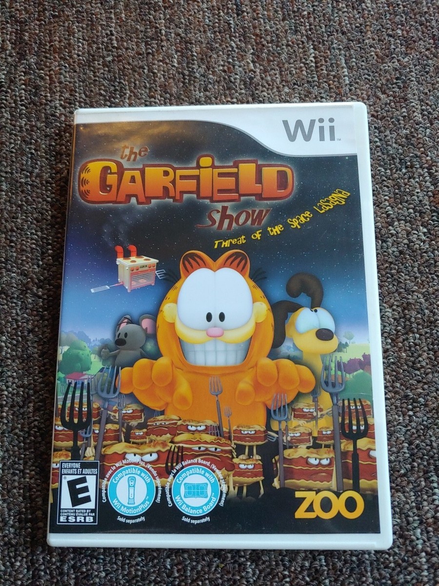 Nintendo Wii The Garfield Show Threat Of The Space Lasagna Video