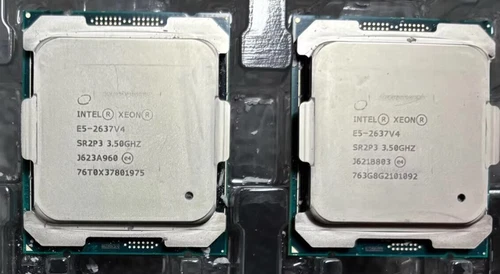 2pcs  Intel Xeon E5-2683 V4 E5-2667 V4 E5-2643 V4 E5-2637V4 LGA2011-3 CPU