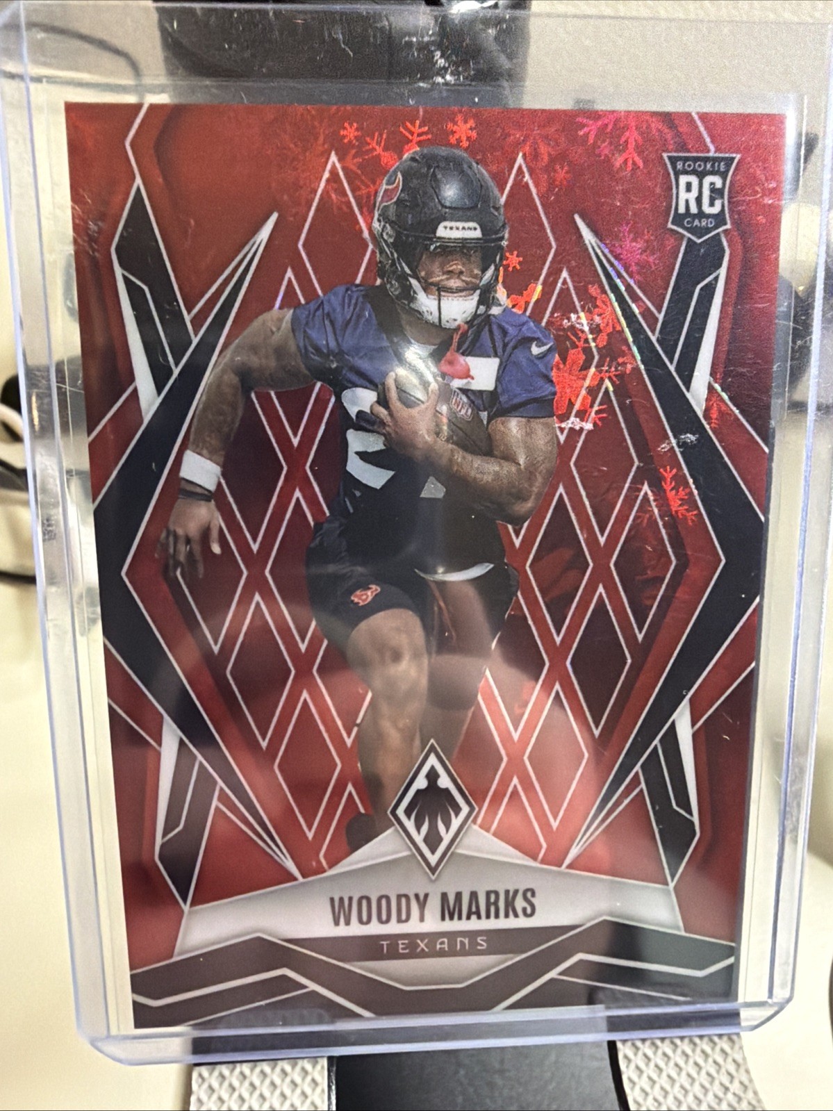 Woody Marks 2025 Panini Phoenix #236 Red Winter /399 RC RARE COLOR MATCH